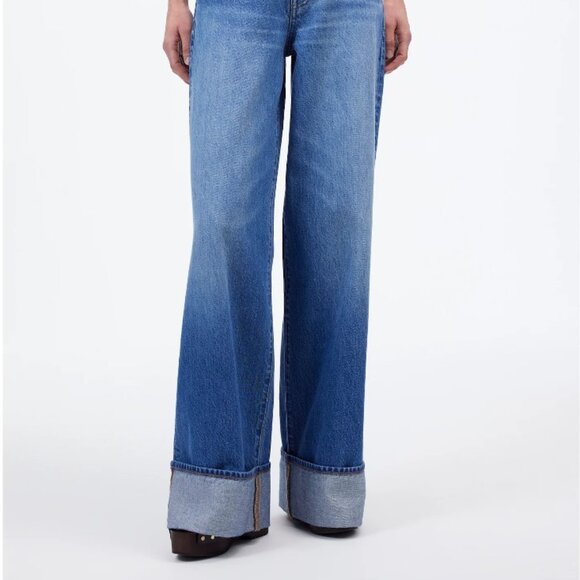 NWOT Madewell Superwide Leg Jeans Fannin Wash Size 26P - Picture 2 of 11